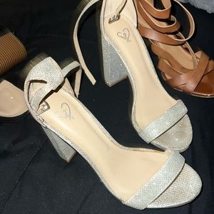 Sparkly heels , Windsor brand